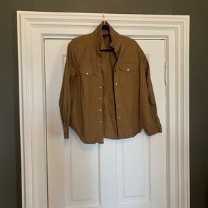 Banana Republic Brown Button Down Shirt